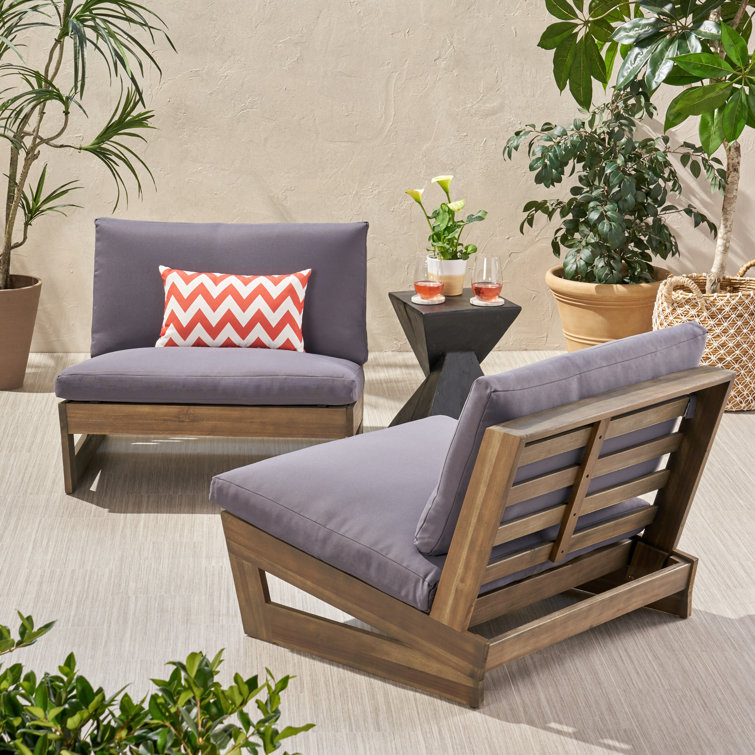 AllModern Louise Patio Chair with Cushions & Reviews Wayfair Canada